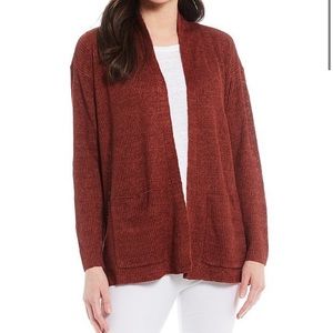 NWOT Eileen Fisher High Collar Cardigan